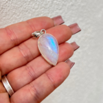 Pendente Pedra da Lua - Gota Prata
