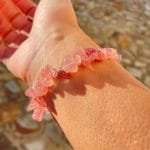 Pulseira Quartzo Morango - Chip (Qualidade AA)