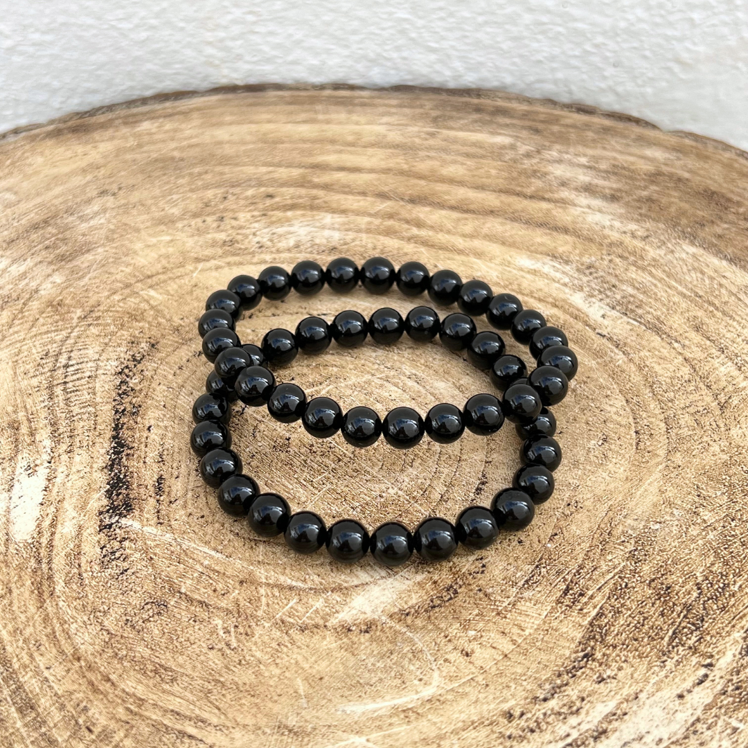 Pulseira Obsidiana Está associada ao crescimento pessoal e à transformação interior.