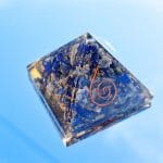 Pirâmide Orgonite Lápis-Lazúli - 4x4 cm