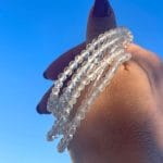 Pulseira Quartzo Cristal - 4mm