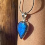 Pendente Labradorite - Prata