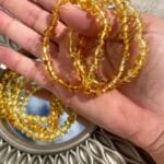 Pulseira Âmbar do Báltico - Cor Limão