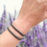 Pulseira Hematite - 4mm