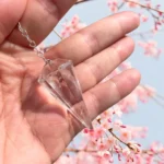 Pêndulo Quartzo Cristal com Inclusões