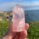 Gerador de Quartzo Rosa - Pontas de 80 a 100gr
