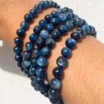 Pulseira de Cianite Azul - 6mm