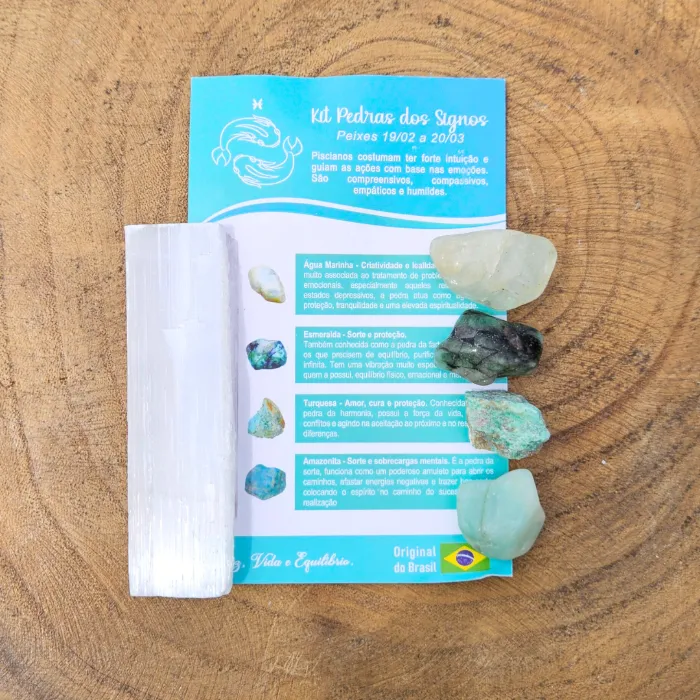 Peixes, as pedras que combinam: esmeralda, turquesa, amazonite e água marinha.