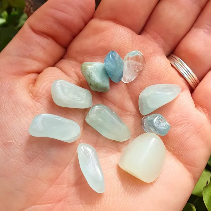 Água Marinha excelente cristal para pessoas ansiosas