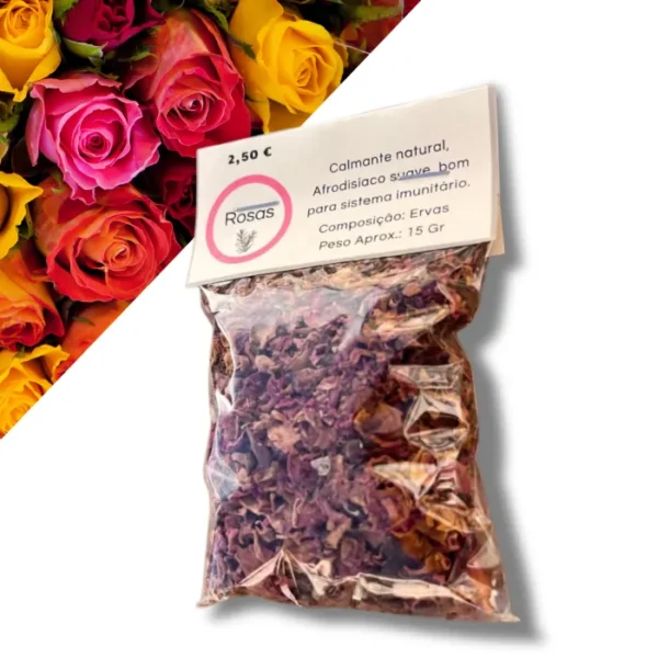 Rosas secas para acompanhar práticas espirituais