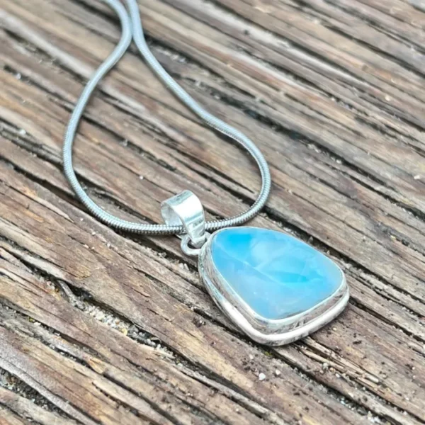 Pendente Larimar - Prata