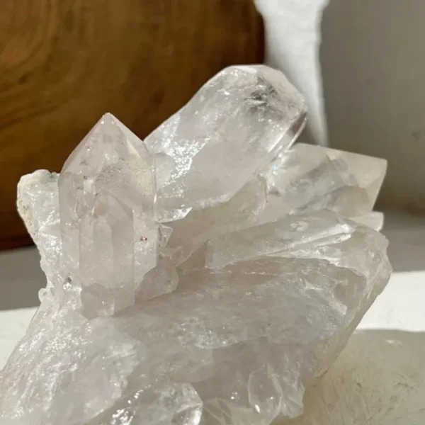 Drusa Quartzo Cristal amplifica intenções (amor, prosperidade, proteção)