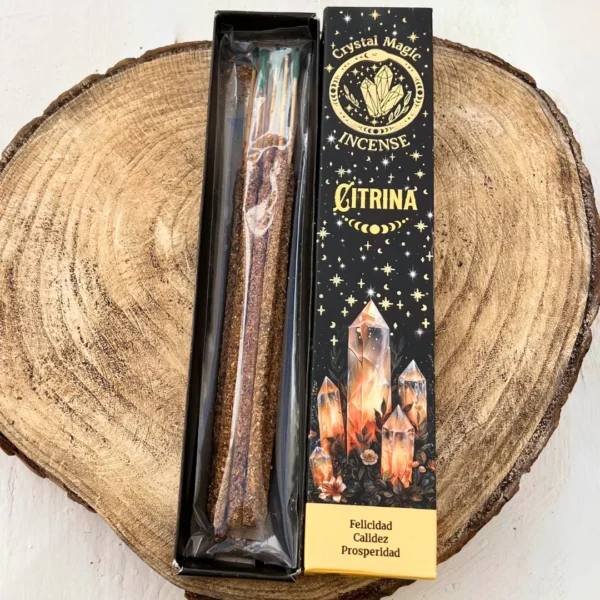 Incenso Citrino feito á mão artesanalmente na India
