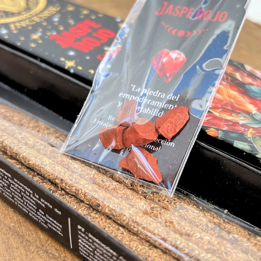 Incenso Jaspe Vermelho , crystal magic