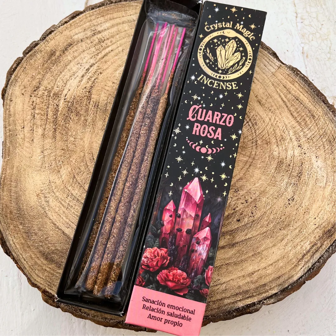 Incenso de Quartzo Rosa disponivel na Sol Lua Milfontes