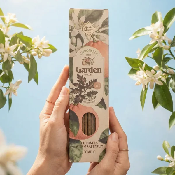 Incenso Garden Citronela e Pomelo disponivel na Sol Lua Milfontes