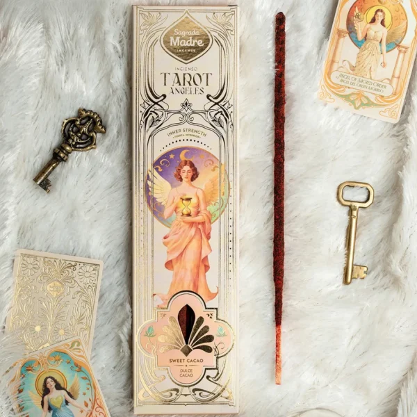 Incenso Tarot dos Anjos Força Interior – Cacau Doce disponivel na Sol Lua Milfontes