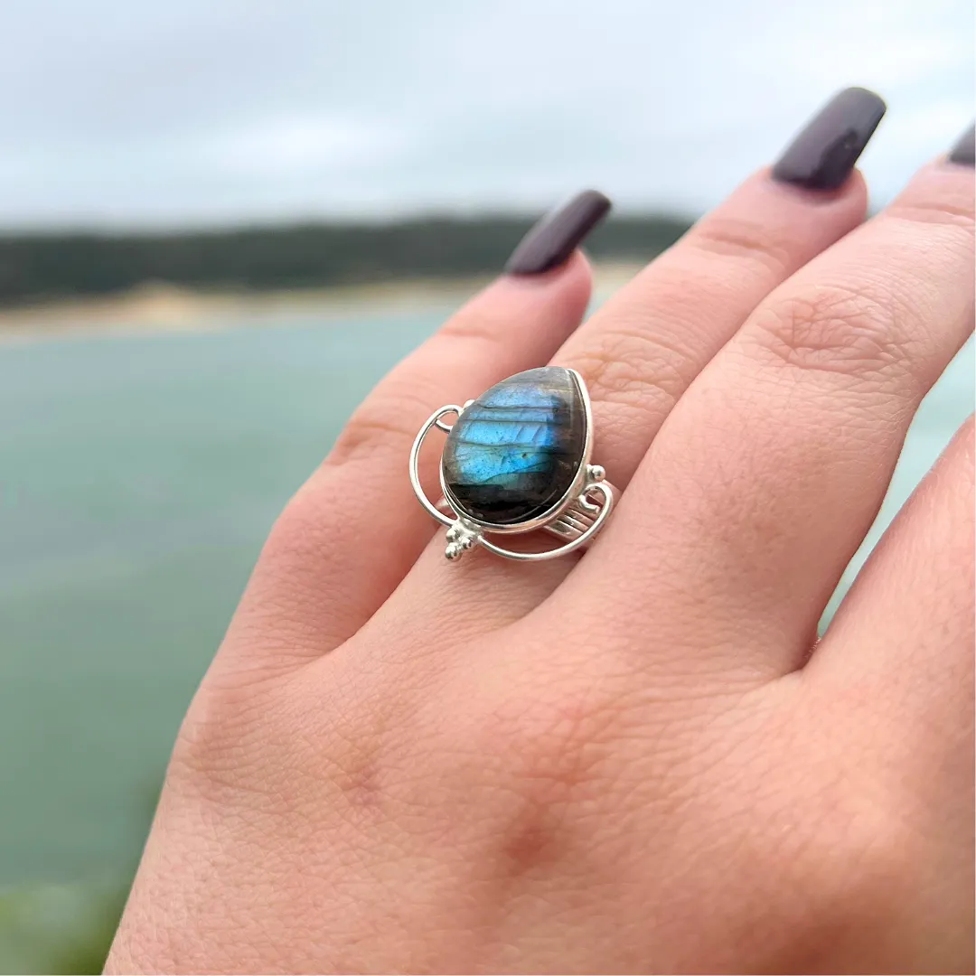 Anel Labradorite em Vila Nova de Milfontes