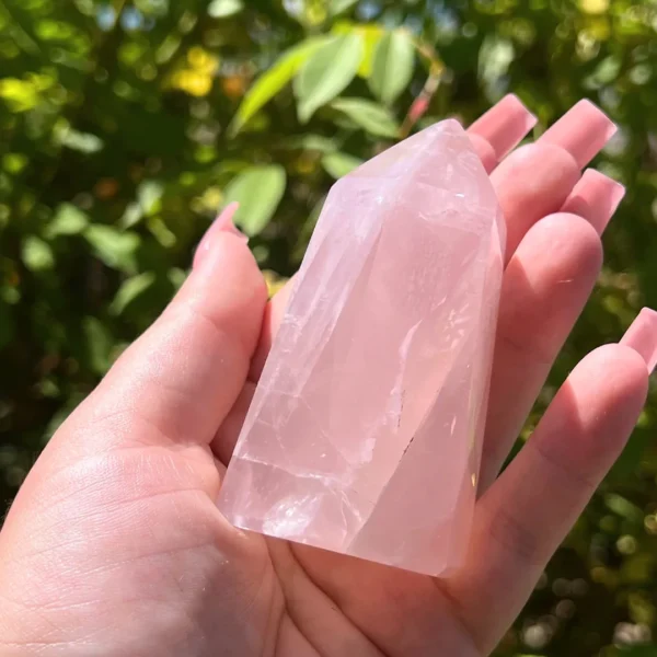 Gerador de Quartzo Rosa Natural