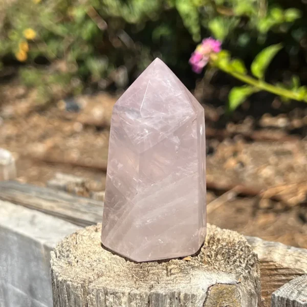 Gerador Quartzo Rosa , pedra do amor