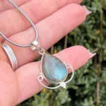 Pendente Labradorite - Prata