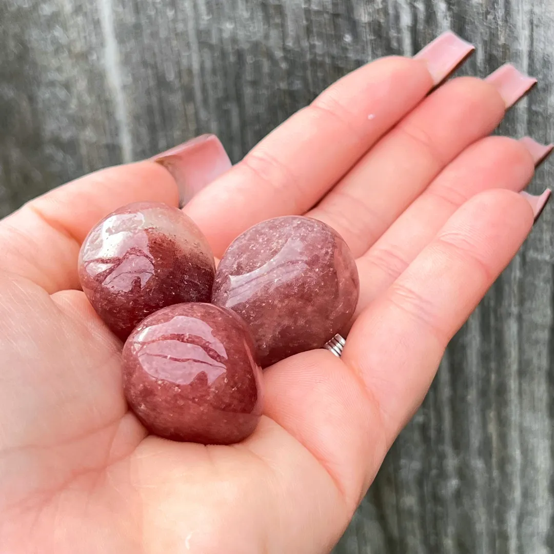Quartzo Morango disponivel na Sol Lua Milfontes