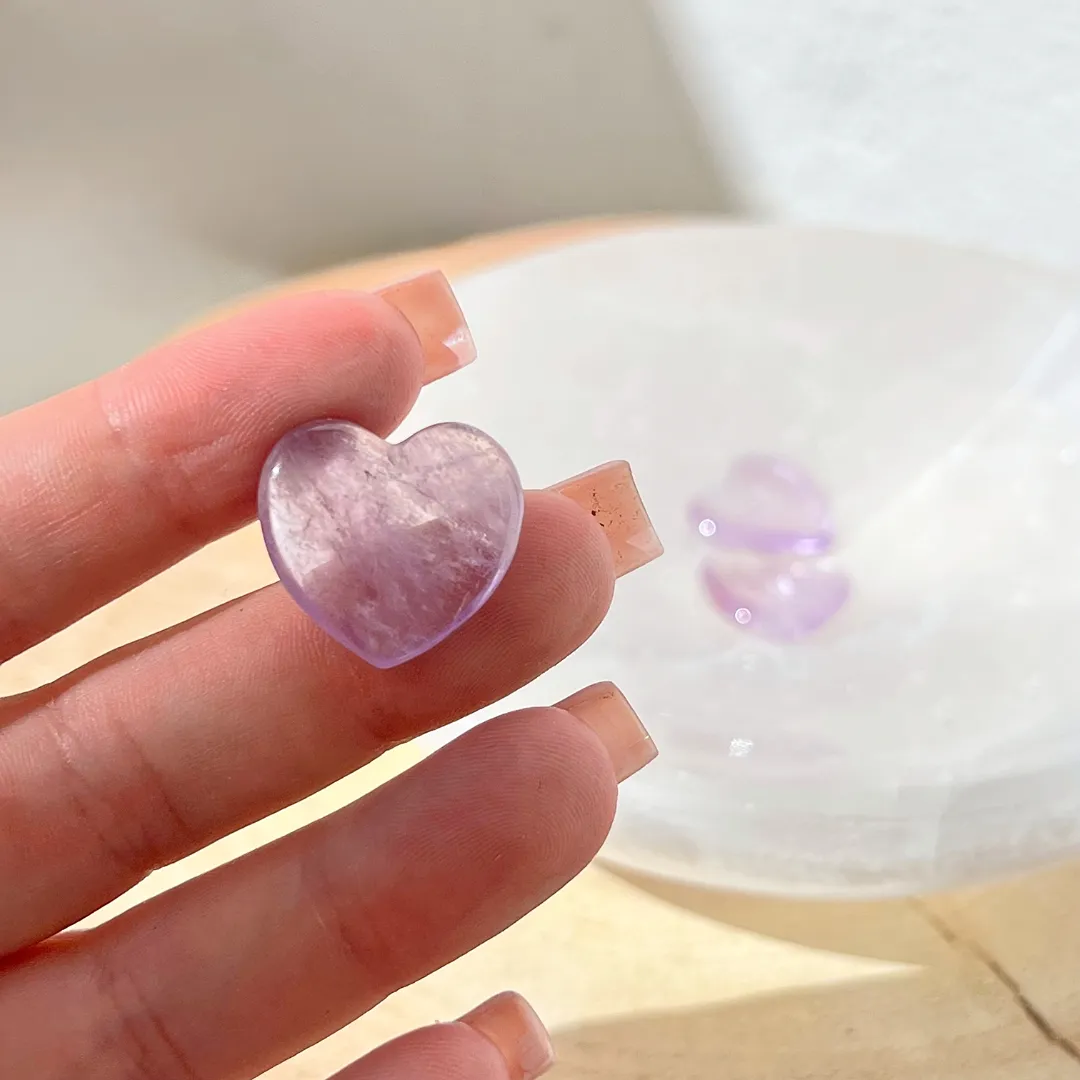 Coração Ametista, pedra da espiritualidade
