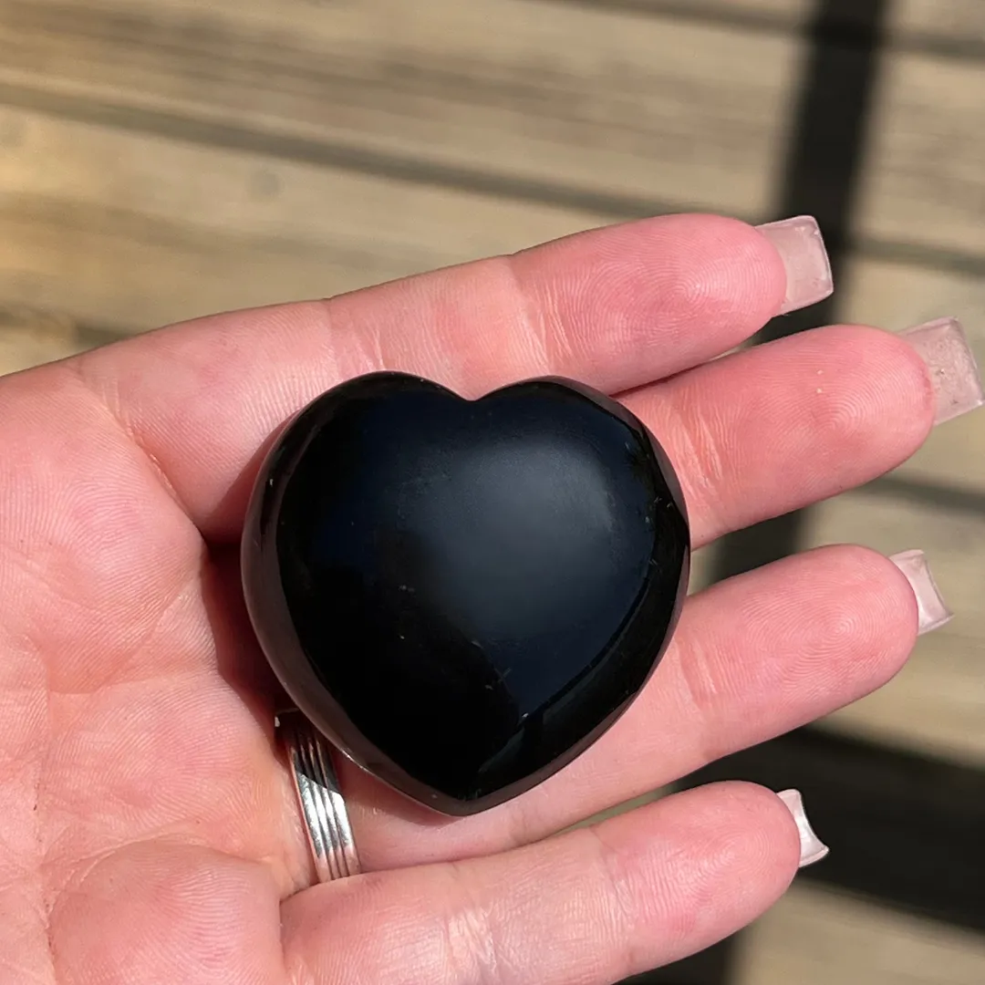 Coração Obsidiana , pedra de proteção