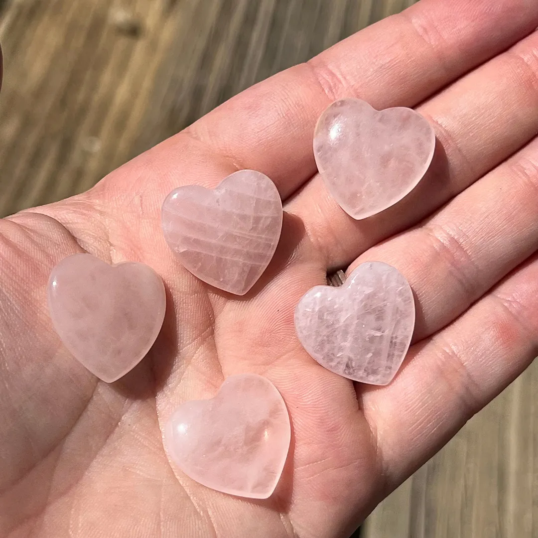 Compre Coração Quartzo Rosa na Sol Lua Milfontes