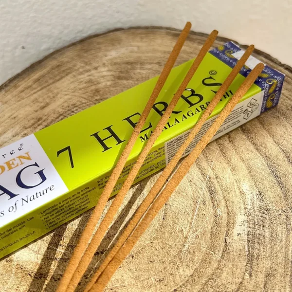 Incenso NAG 7 Ervas natural e artesanal