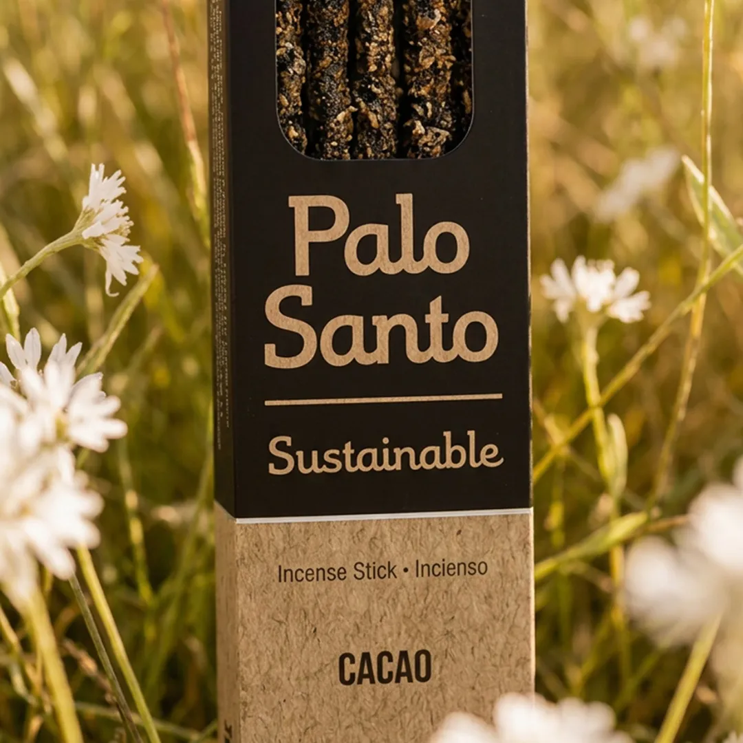 Incenso Pau Santo e Cacau Sagrada Madre disponivel na Sol Lua Milfontes