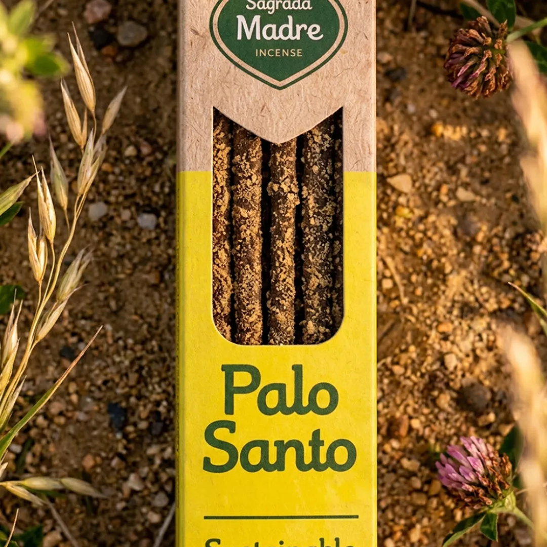Incenso Pau Santo e Erva Principe Sagrada Madre disponivel na Sol Lua Milfontes
