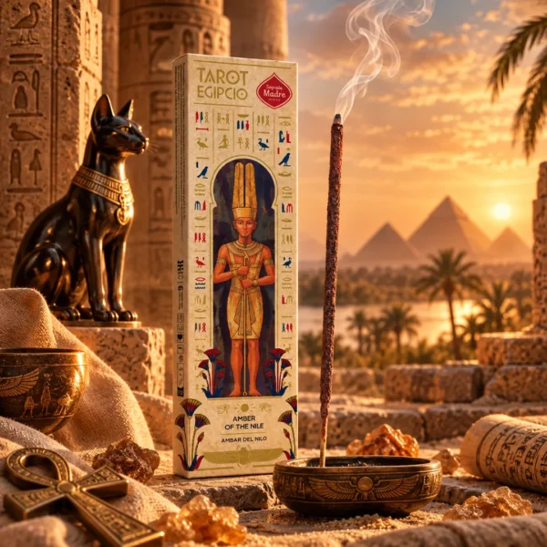 Incenso Tarot Egipcio Âmbar Do Nilo disponivel na Sol Lua Milfontes
