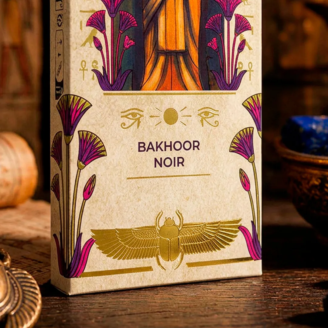 Incenso Tarot Egipcio BakHoor Noir disponivel na Sol Lua Milfontes