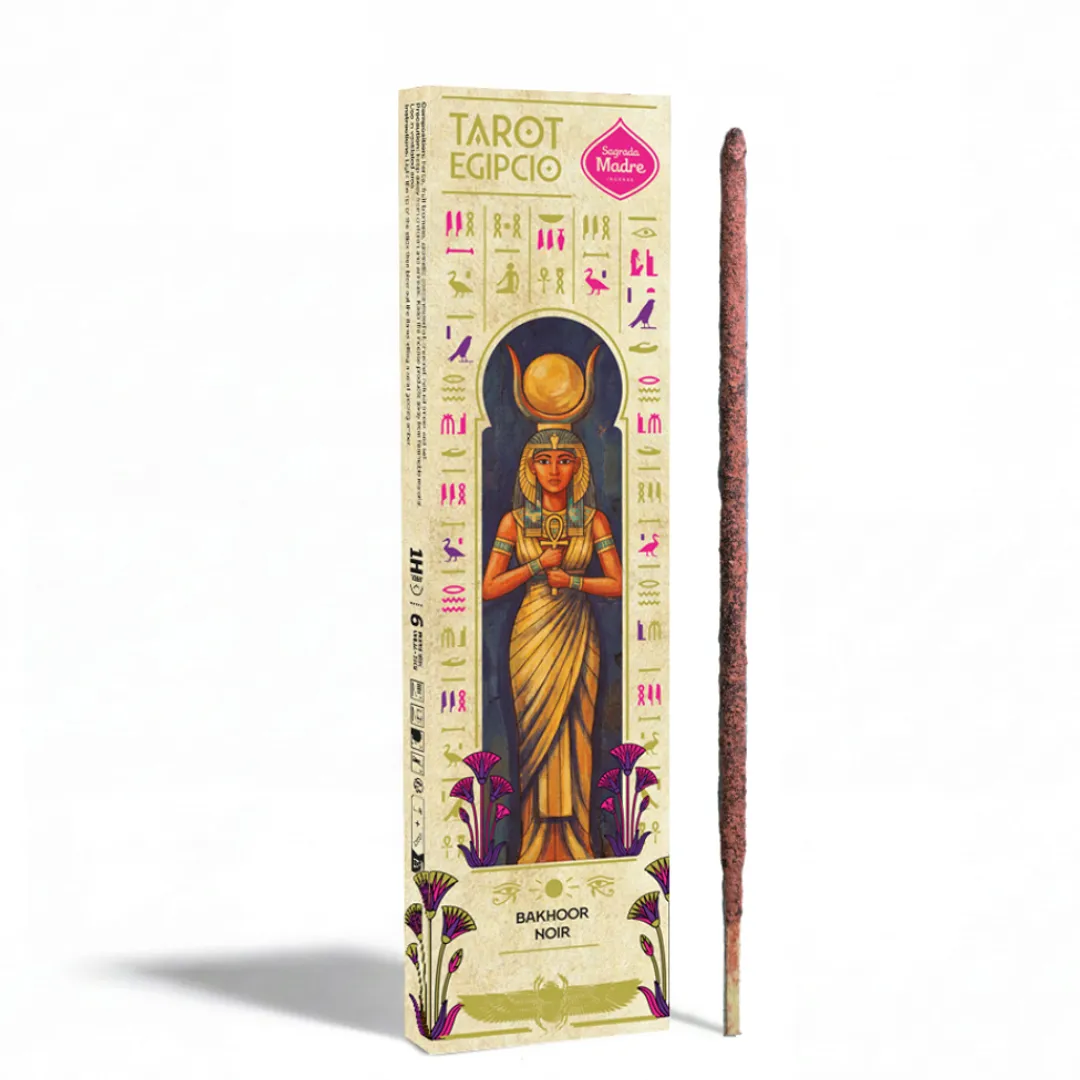 Incenso Tarot Egipcio BakHoor Noir feito á mão