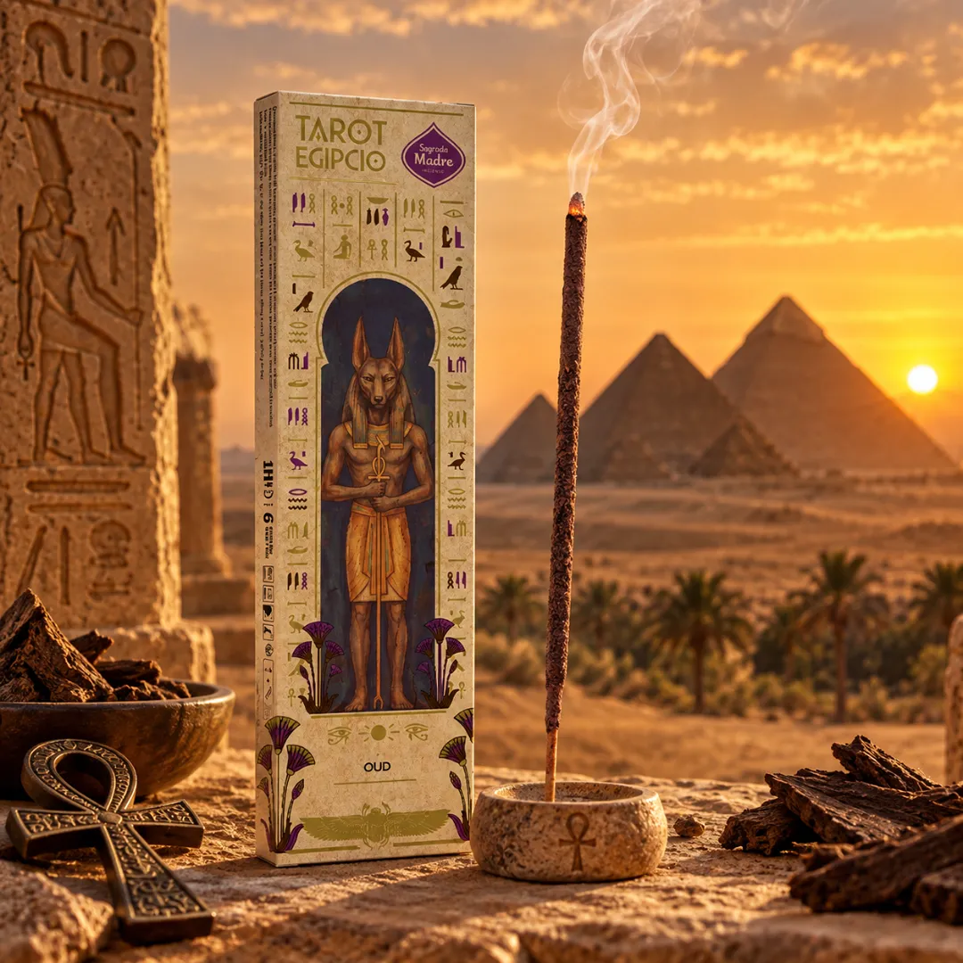 Incenso Tarot Egipcio Oud ( Madeira de Ágar) disponivel na Sol Lua Milfontes