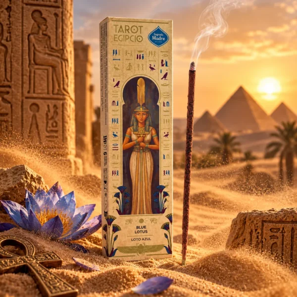 Incenso Tarot Lótus Azul disponivel na Sol Lua Milfontes