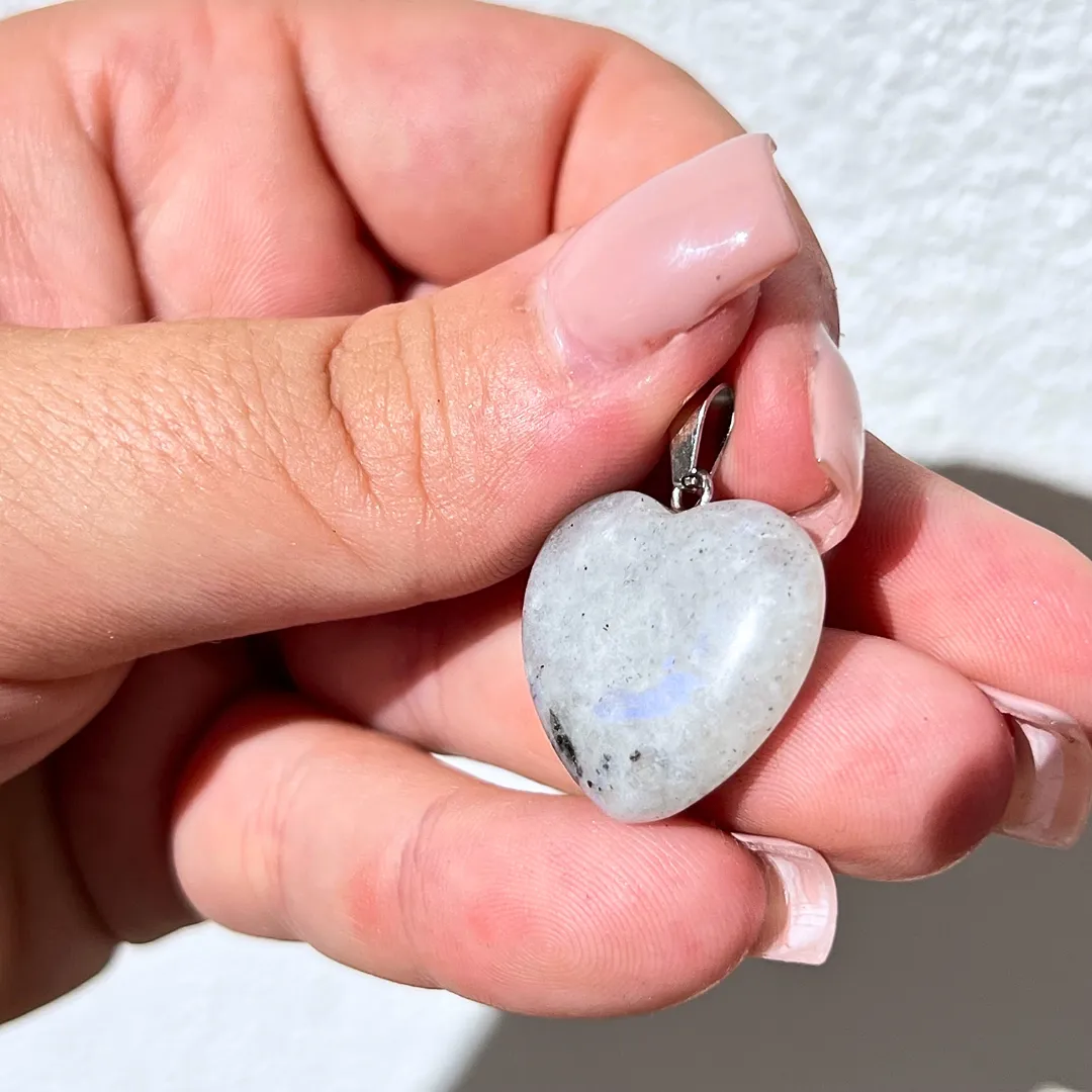 Compre Pendente Coração Pedra Da Lua na Sol Lua Milfontes