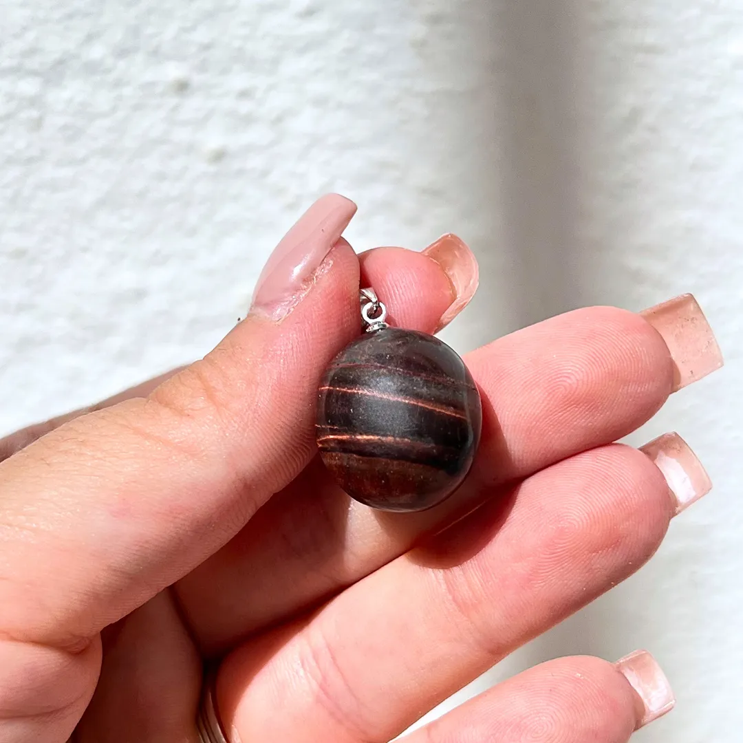 Pendente Olho de Boi, pedra de proteção