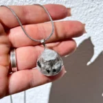 Pendente Pedra Da Lua - Rolada Polida