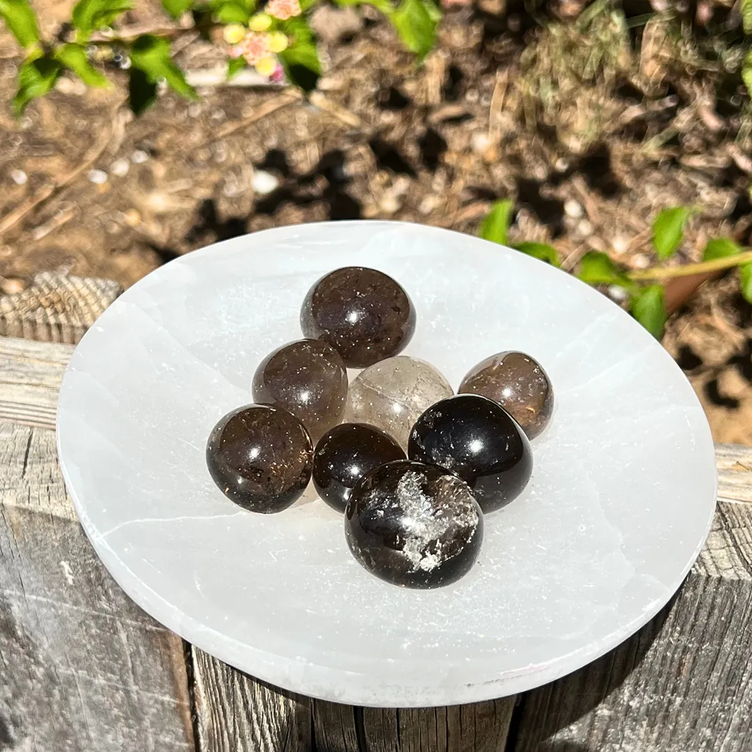 Quartzo Fumado Polido, pedra âncora