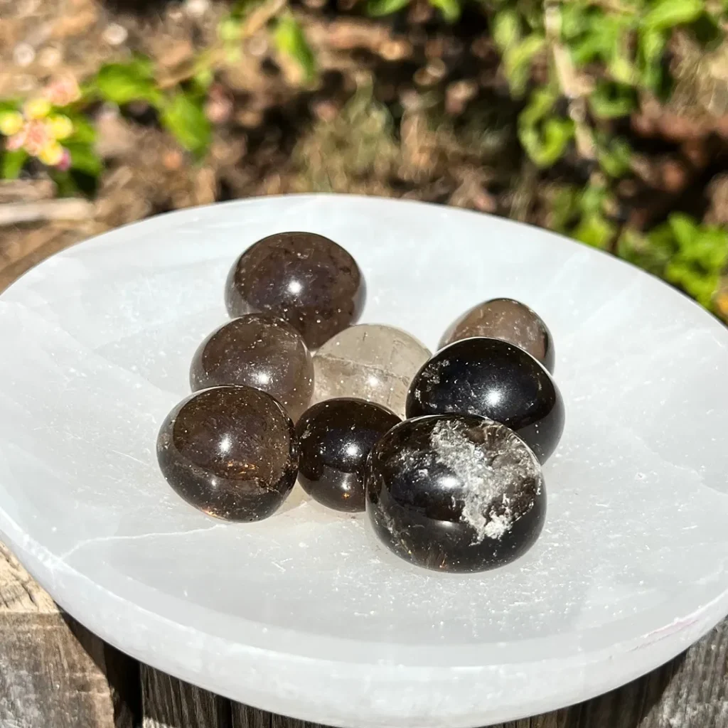 Quartzo Fumado Polido, cristal 100% natural