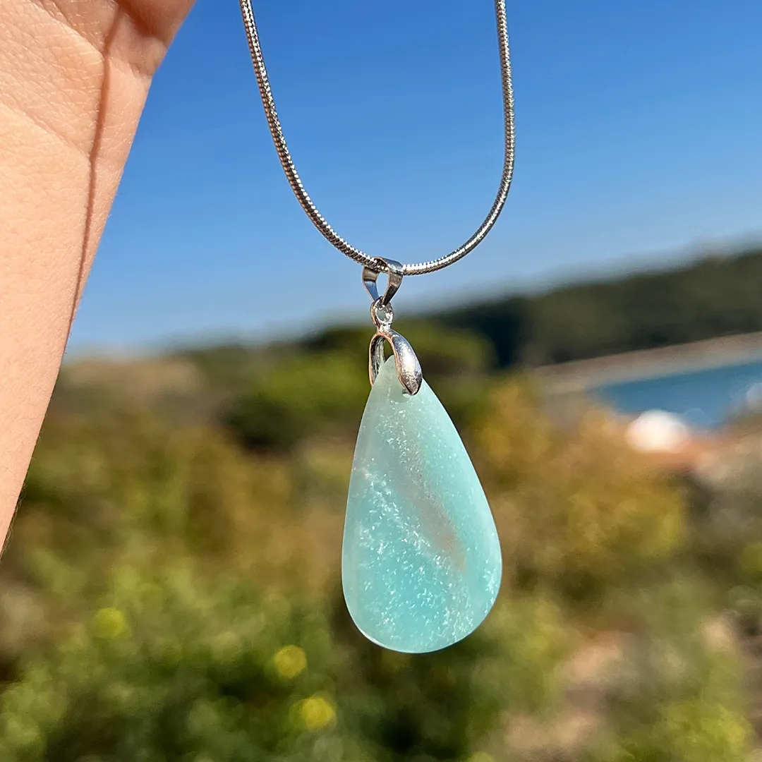 Pendente Amazonite Lágrima em Vila Nova de Milfontes